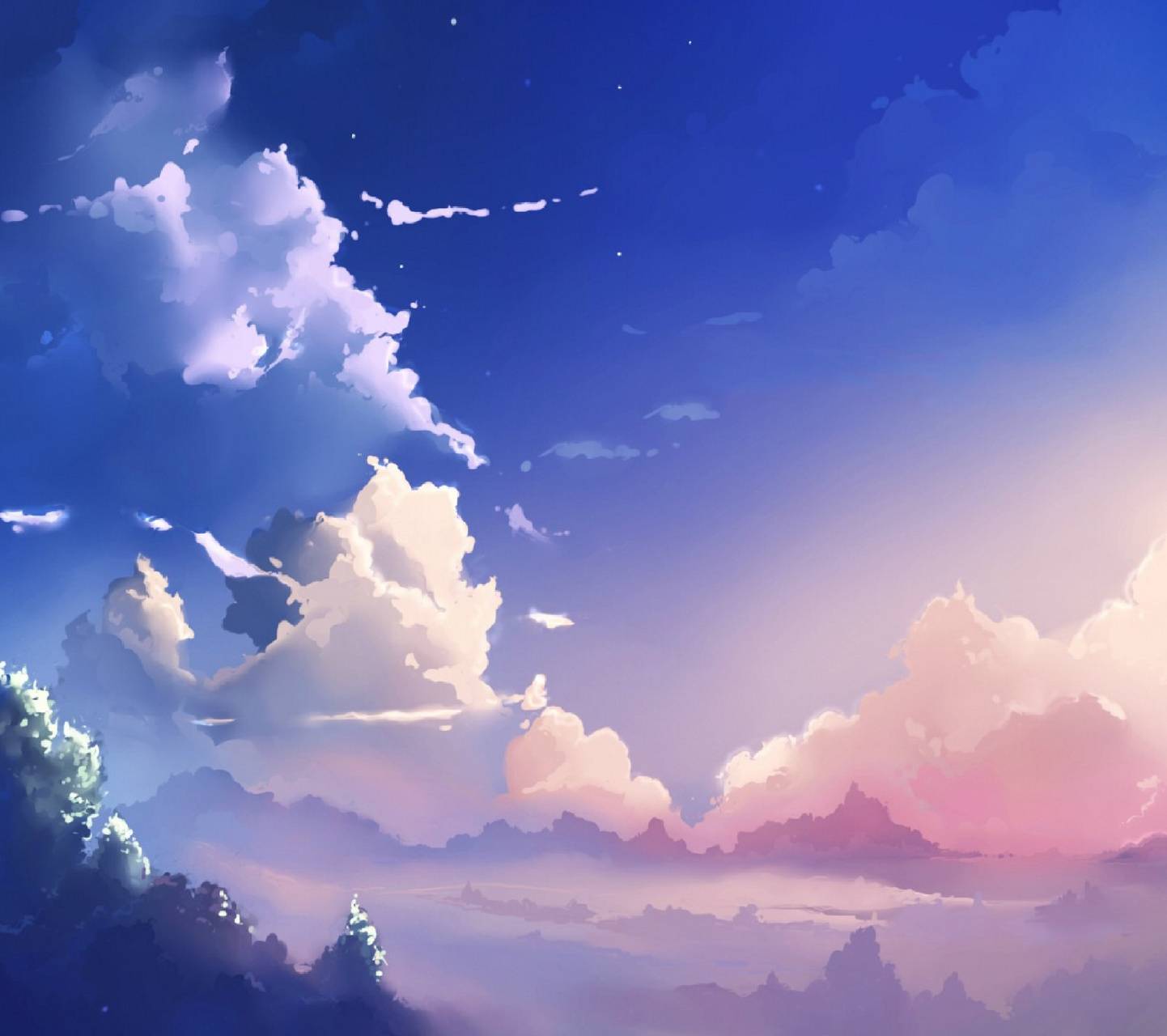 Anime Skies Wallpapers - Wallpaper Cave