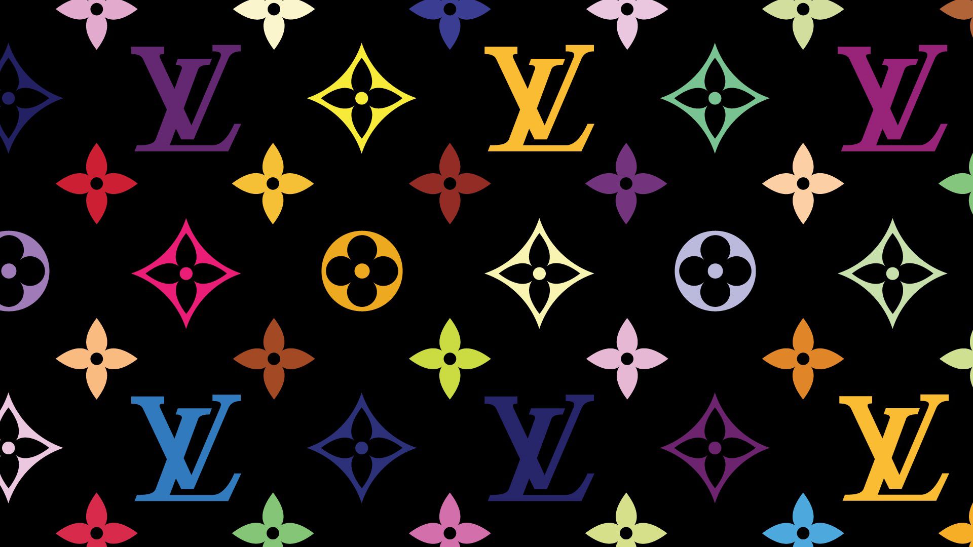 Colorful Louis Vuitton Desktop Wallpapers