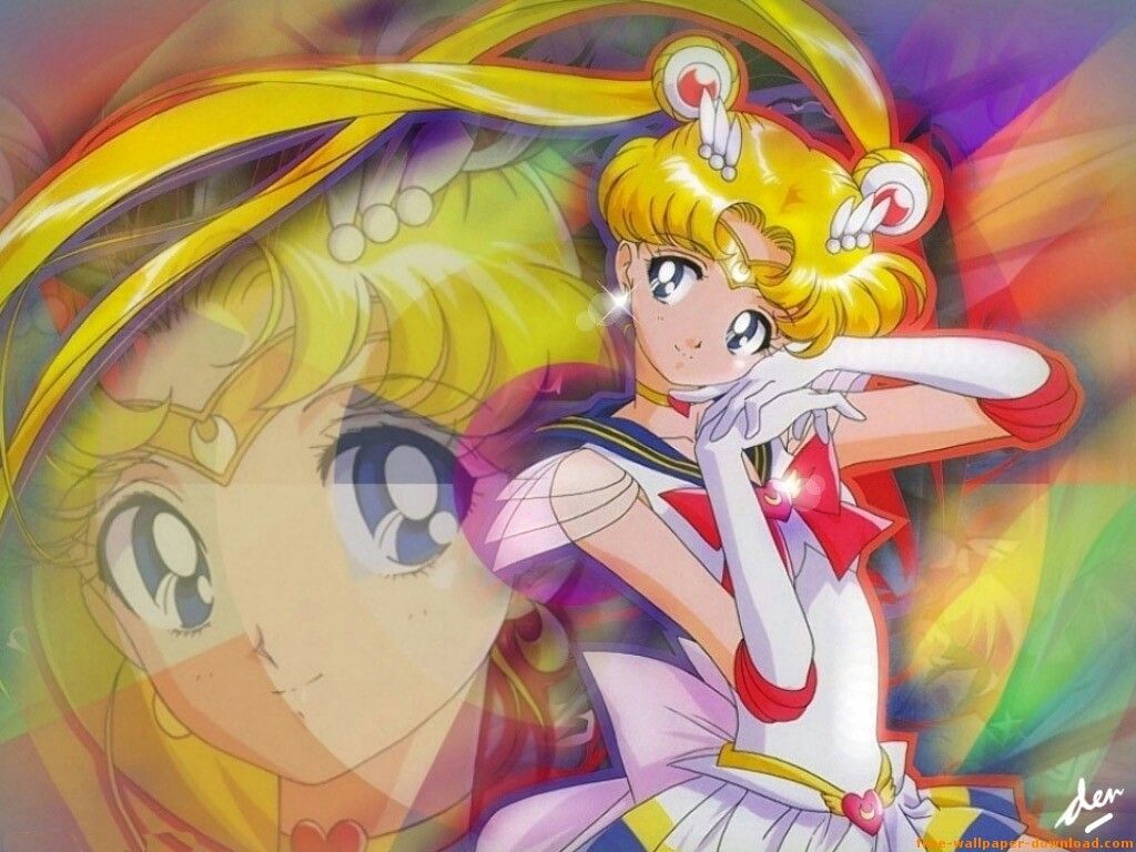 Sailor Moon Usagi Tsukino And Sailor Moon! Wallpaper