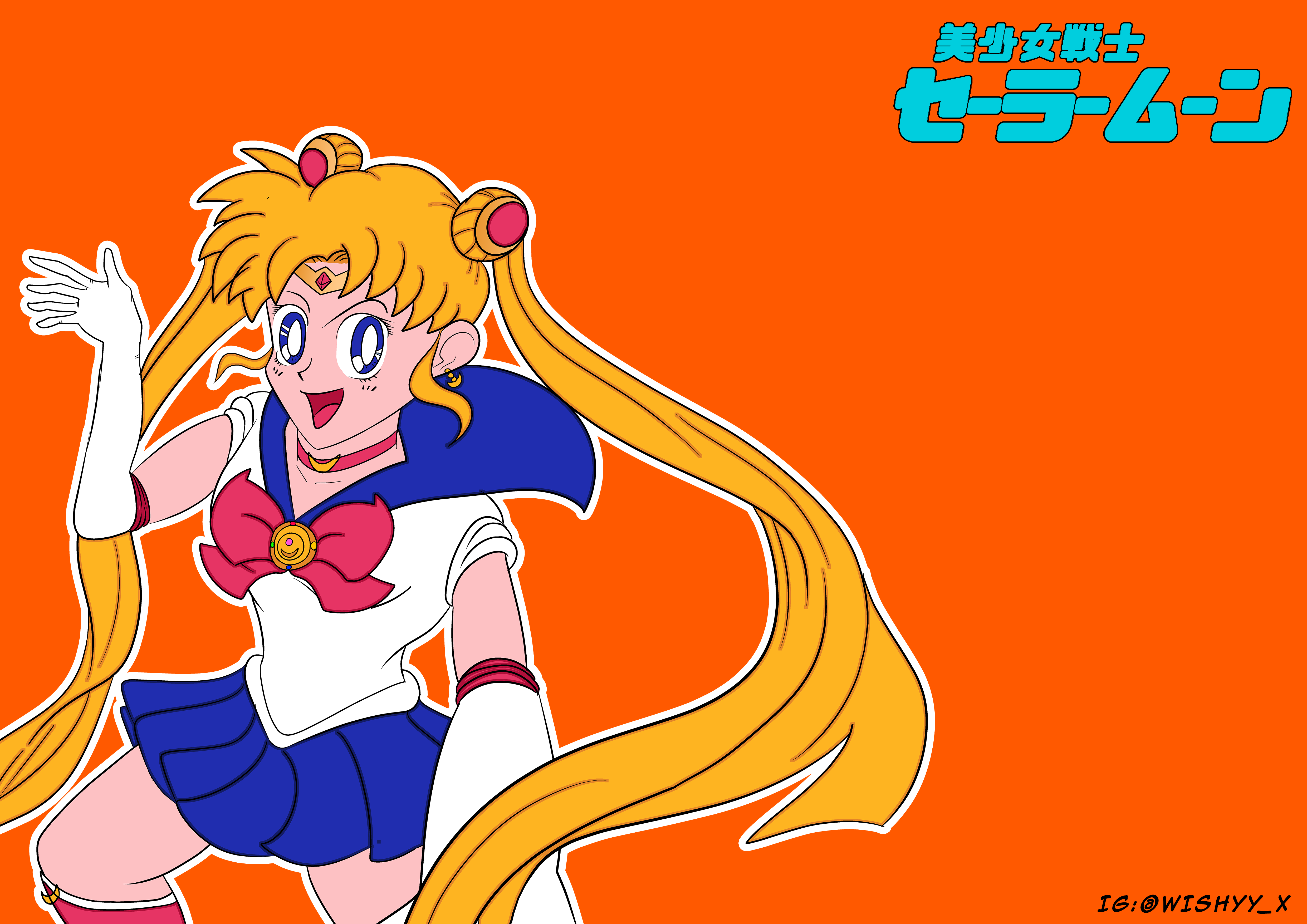 Sailor Moon: Usagi Wallpaper by Wishyy on Newgrounds