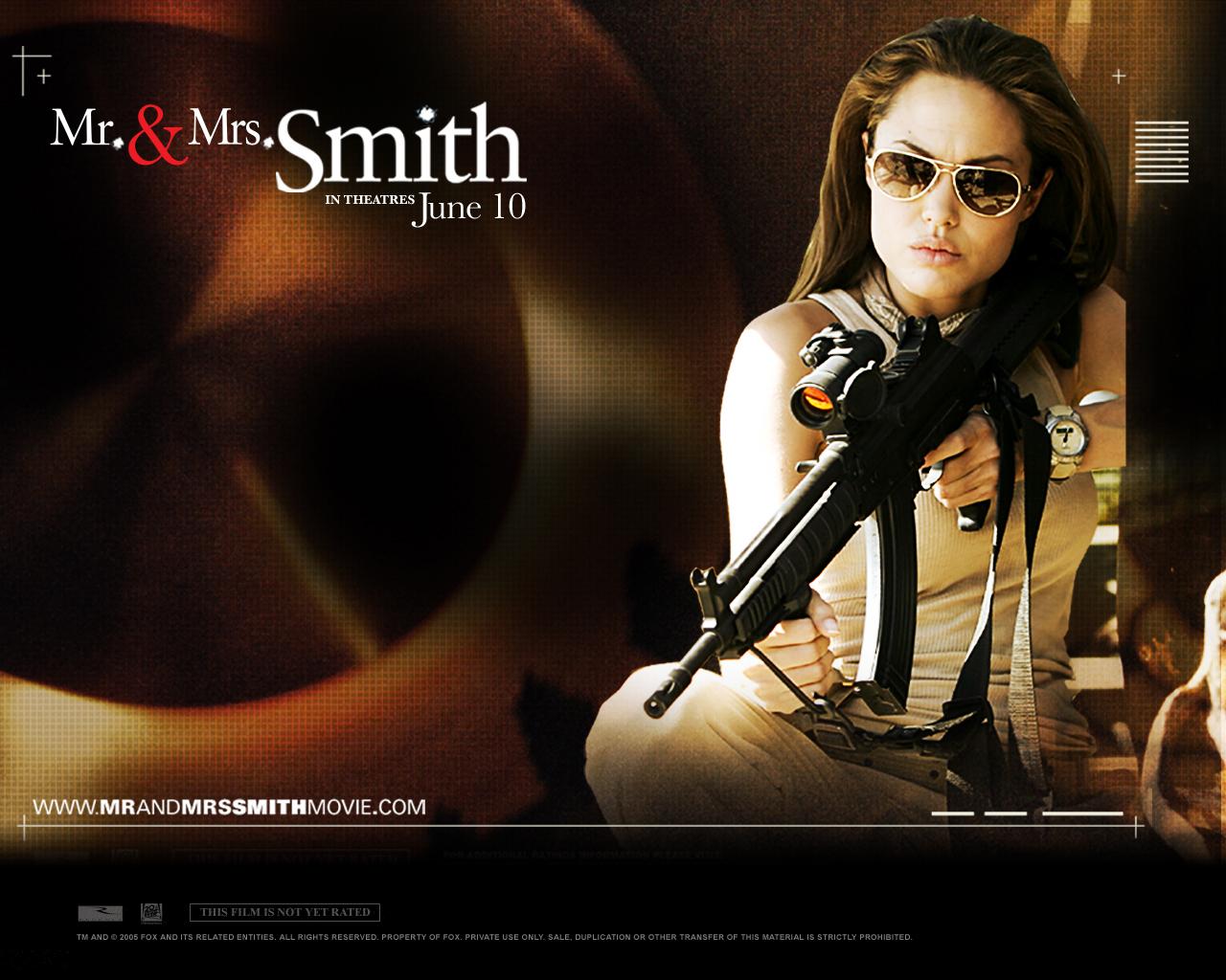 Angelina Jolie Fan Site: Angelina Jolie Mr. & Mrs. Smith wallpaper