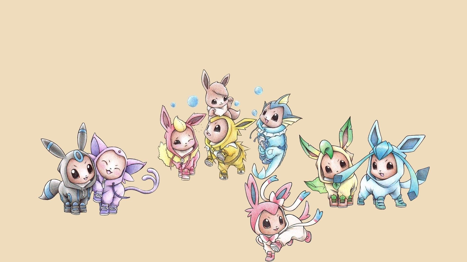 Free download pokemon flareon eevee vaporeon jolteon eeveelutions
