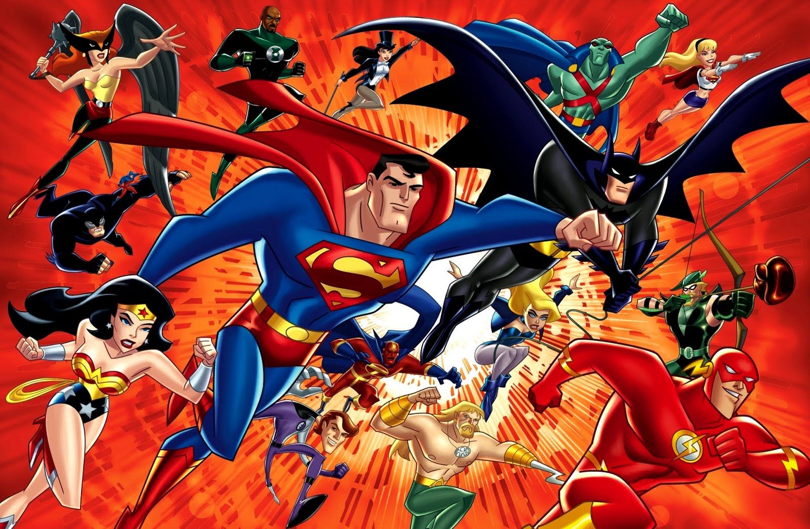 Superheroes Cartoon Wallpaper