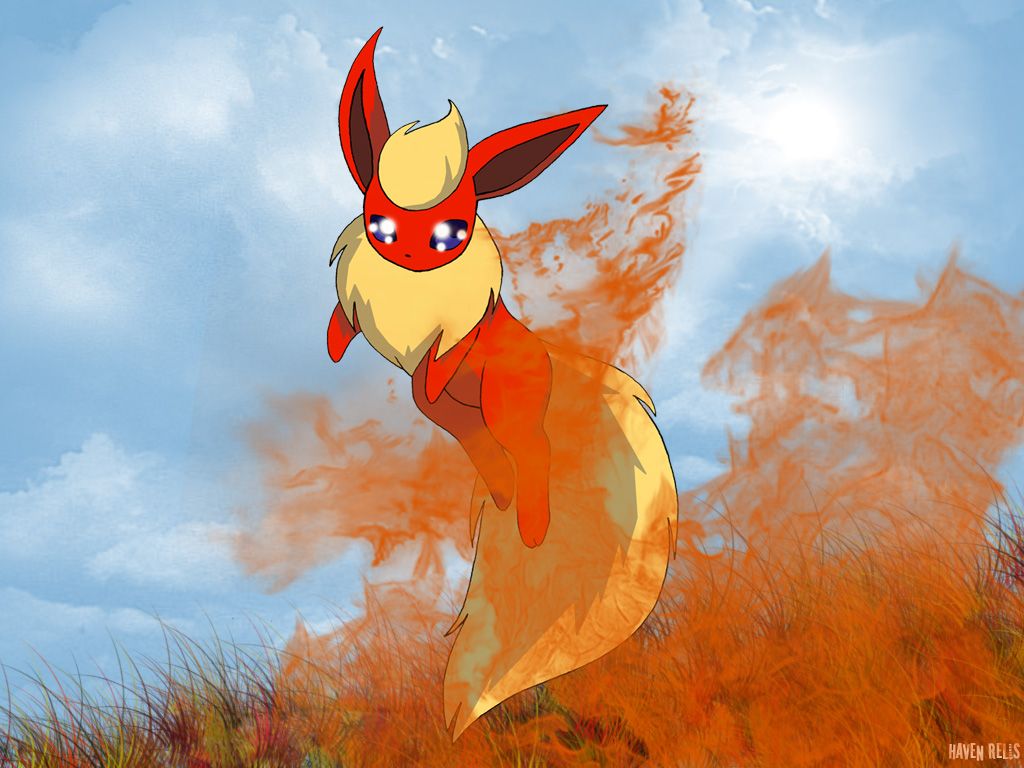 Free download Pokemon Flareon Wallpaper 1024x768 Pokemon Flareon