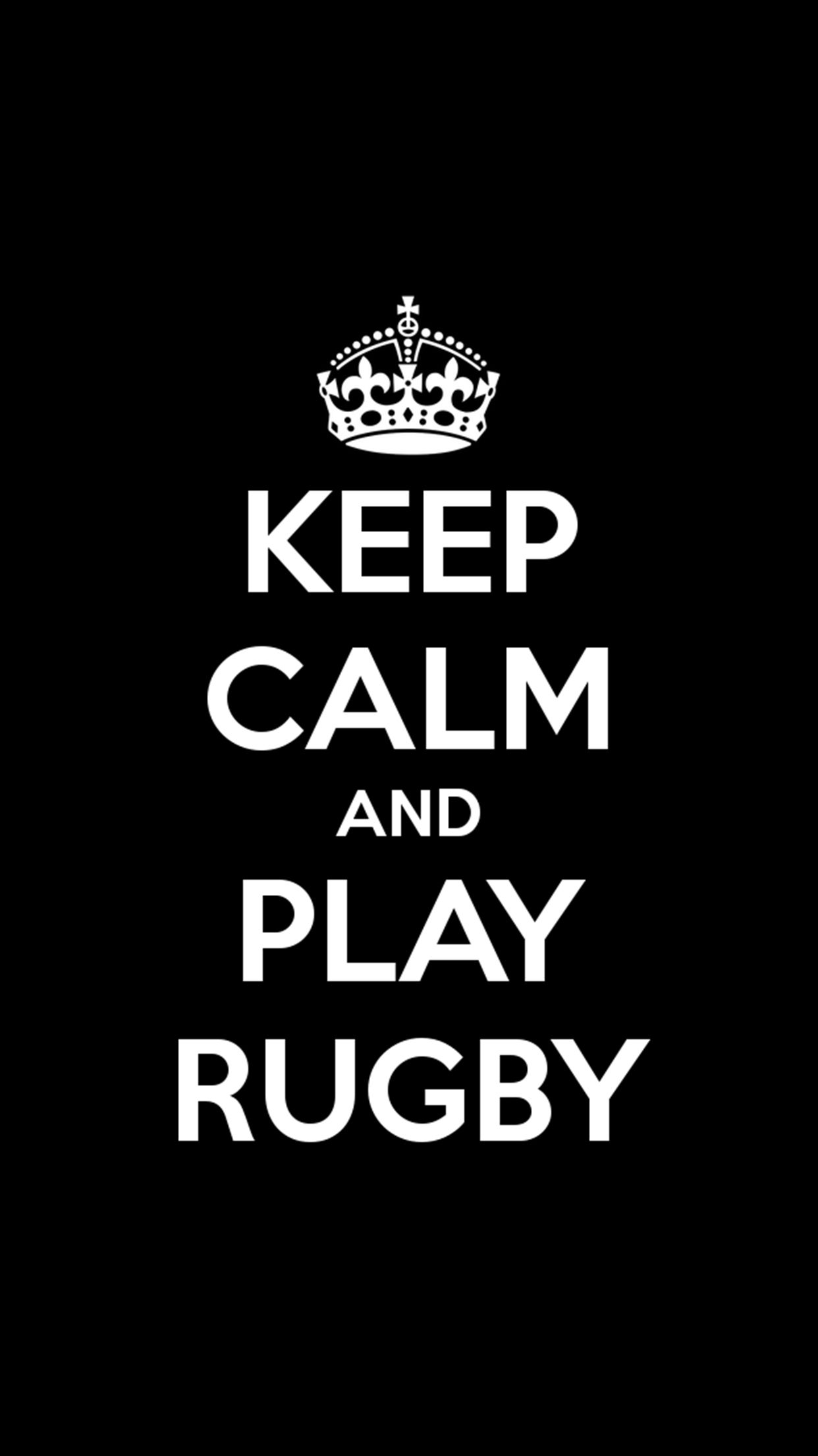 Rugby Keep Calm Wallpaper for iPhone Pro Max, X, 6