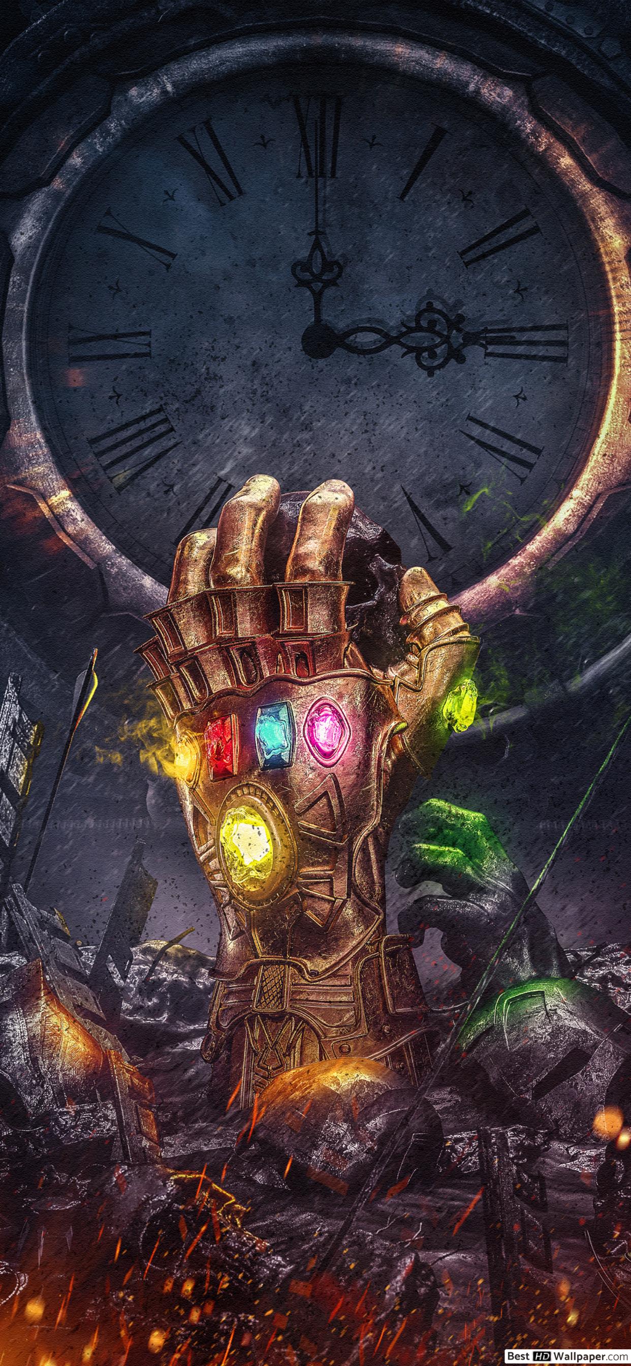 Avengers: Endgame gauntlet (painting) HD wallpaper download