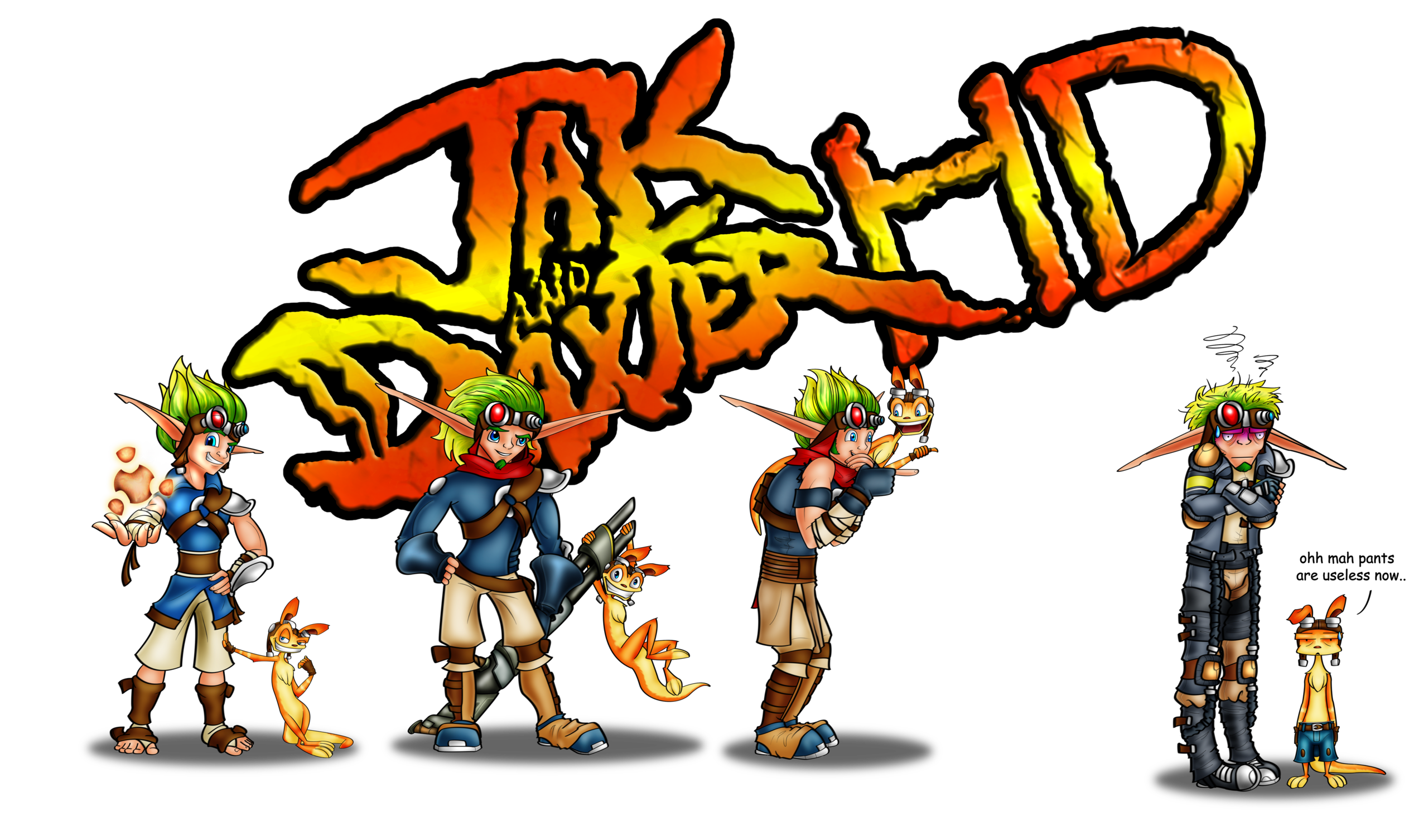 Jak and Daxter HD Collection and Daxter Fan Art 30733243