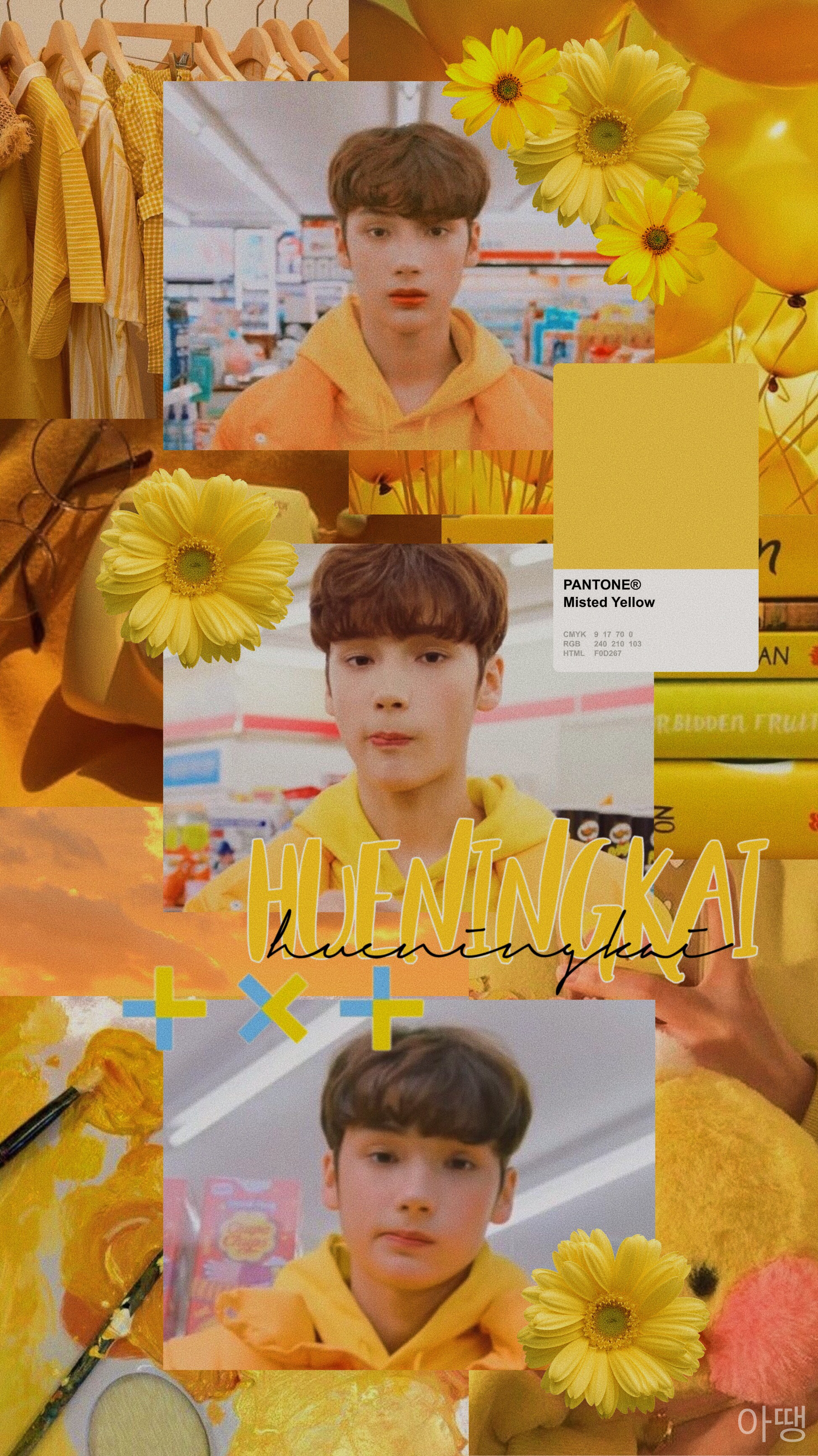 heuningkai #yellow #wallpaper #txt #txtbighit #bighit