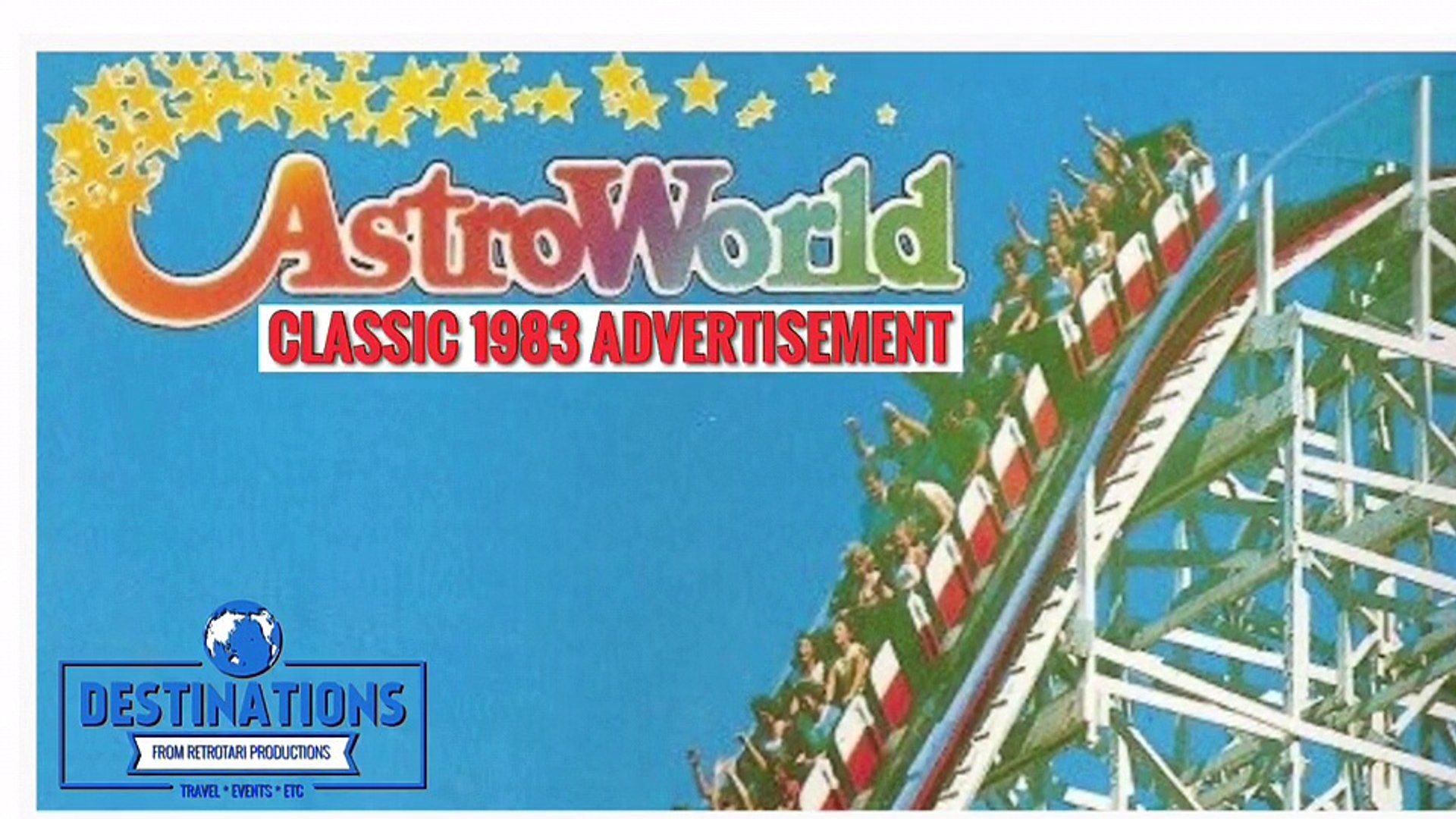 Classic Astroworld Waterworld Advertisement
