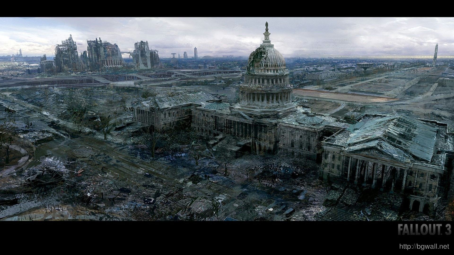 Fallout 3 City Desktop Wallpaper