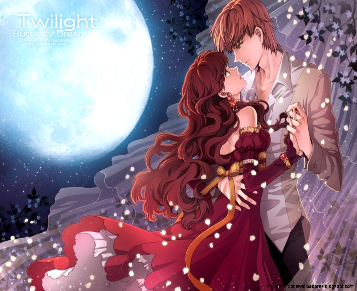 Download Best Anime Love Couple Wallpaper Full HD Wallpaper