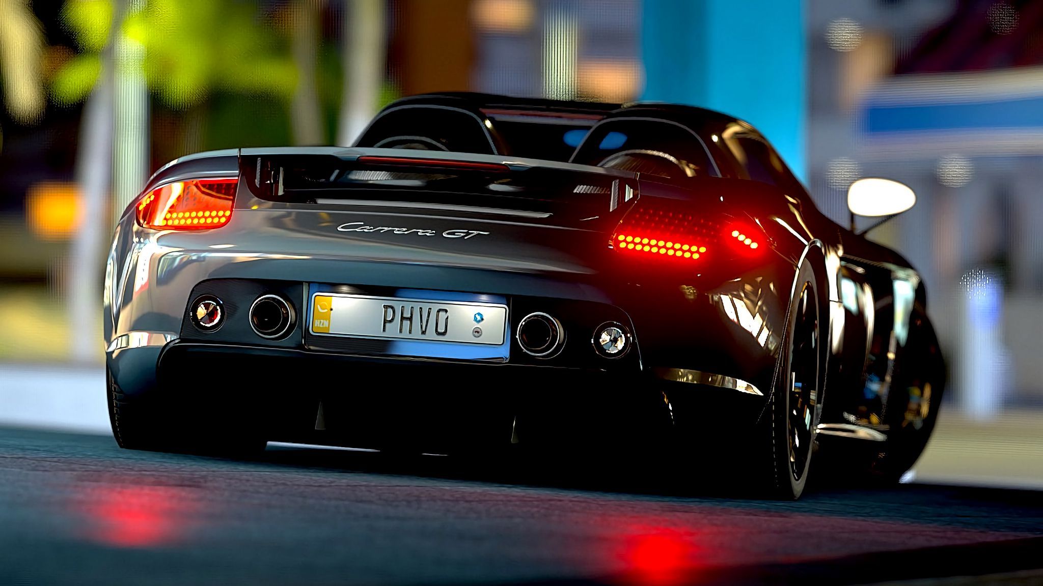 Download wallpaper 2048x1152 porsche carrera gt, porsche carrera