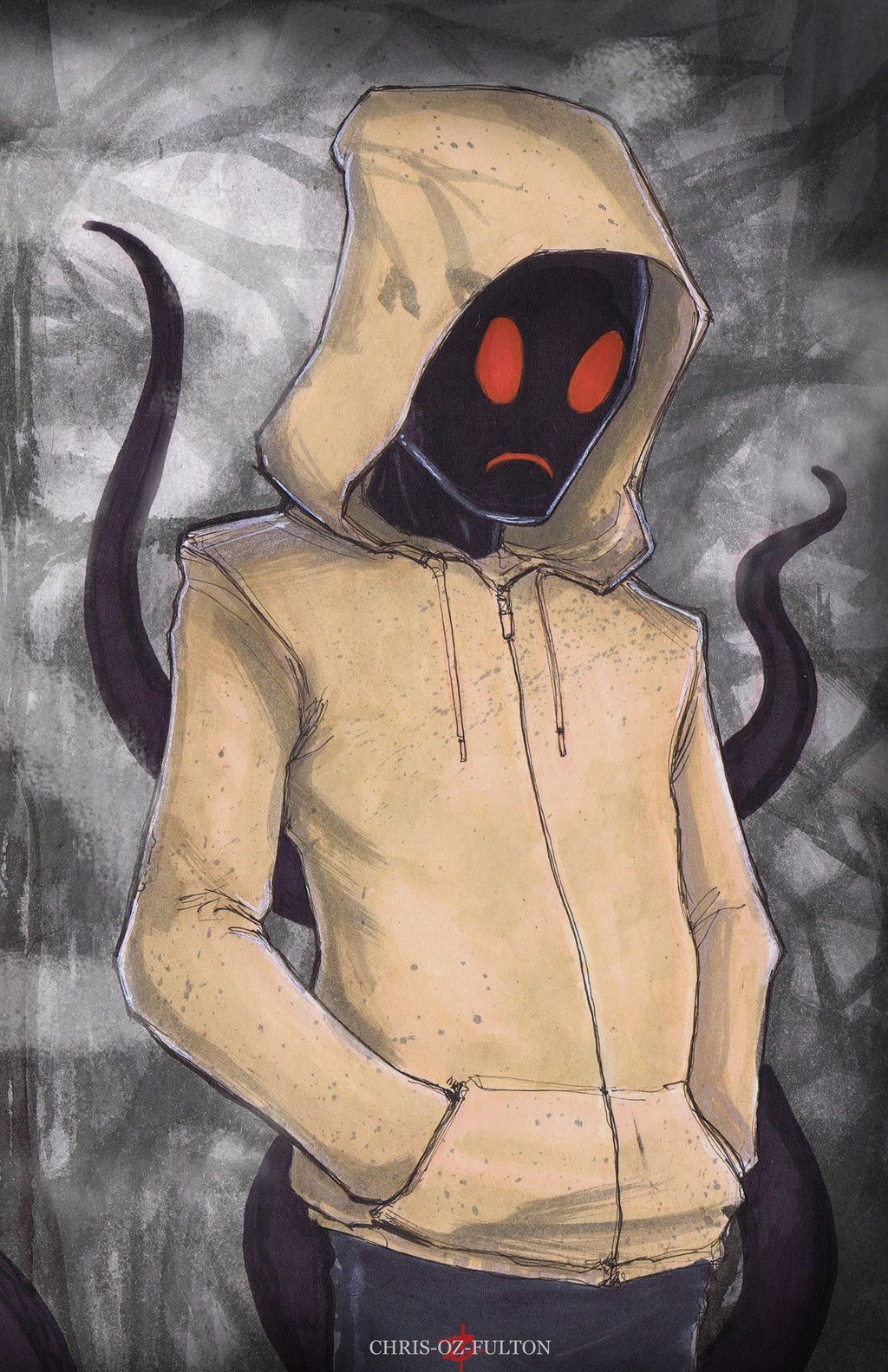 Mask and hoodie | Hitachi (creepypasta humans x anime) | Quotev