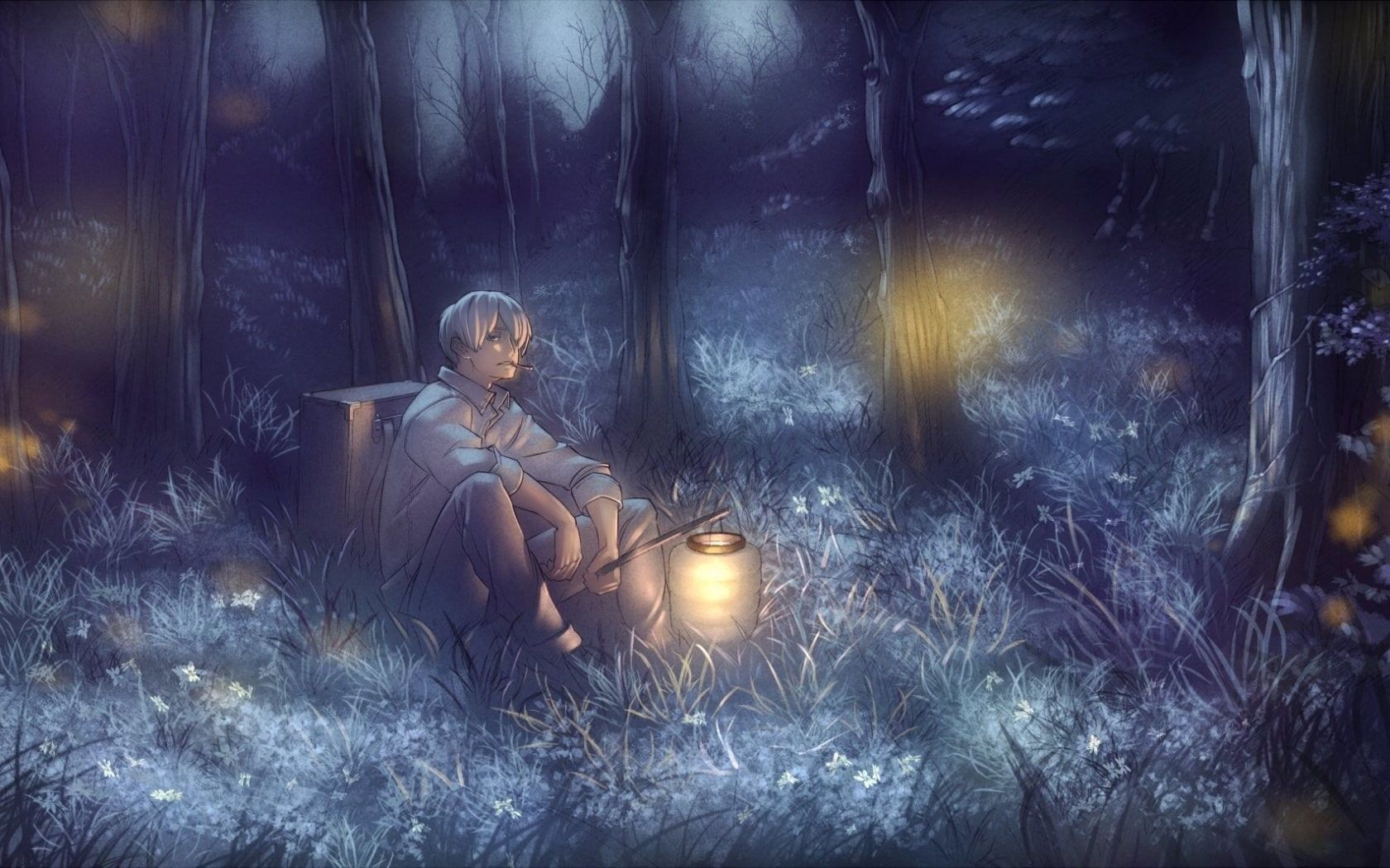 Mushishi #anime fantasy art Ginko (Mushishi) P #wallpaper
