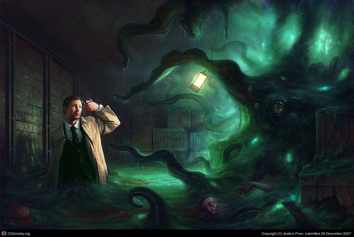 Lovecraftian Horror Wallpaper