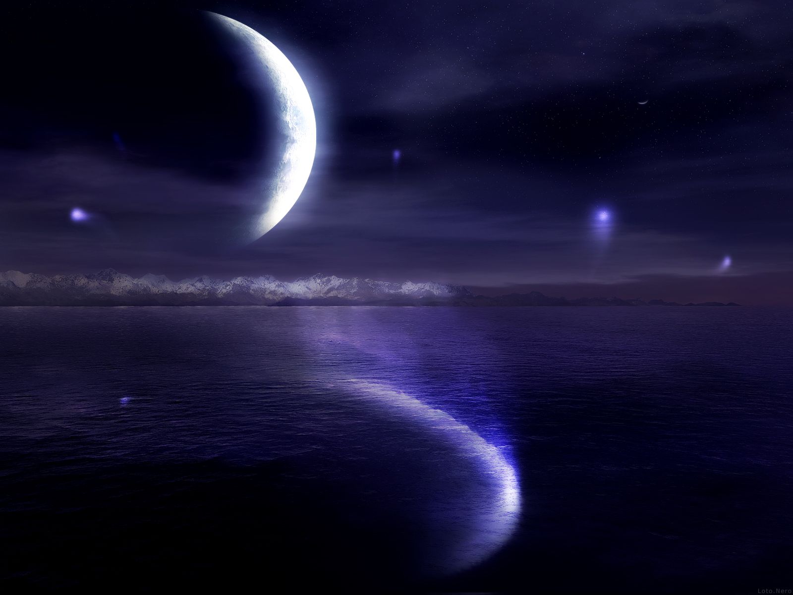 HD Moonlight Wallpaper and Photo. HD Fantasy Background