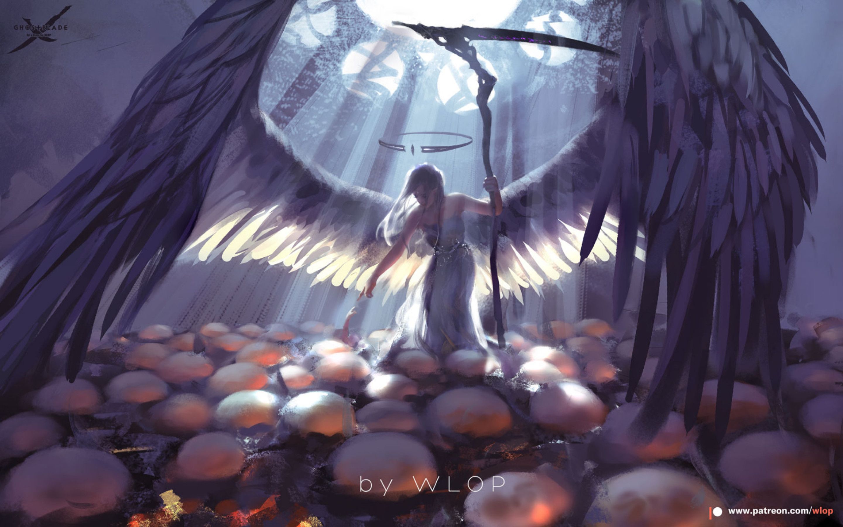 Angel Fantasy Artwork Macbook Pro Retina HD 4k