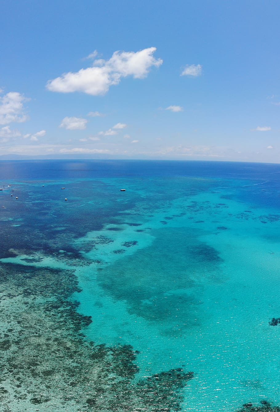 HD wallpaper: australia, great barrier reef, sea, water, scenics