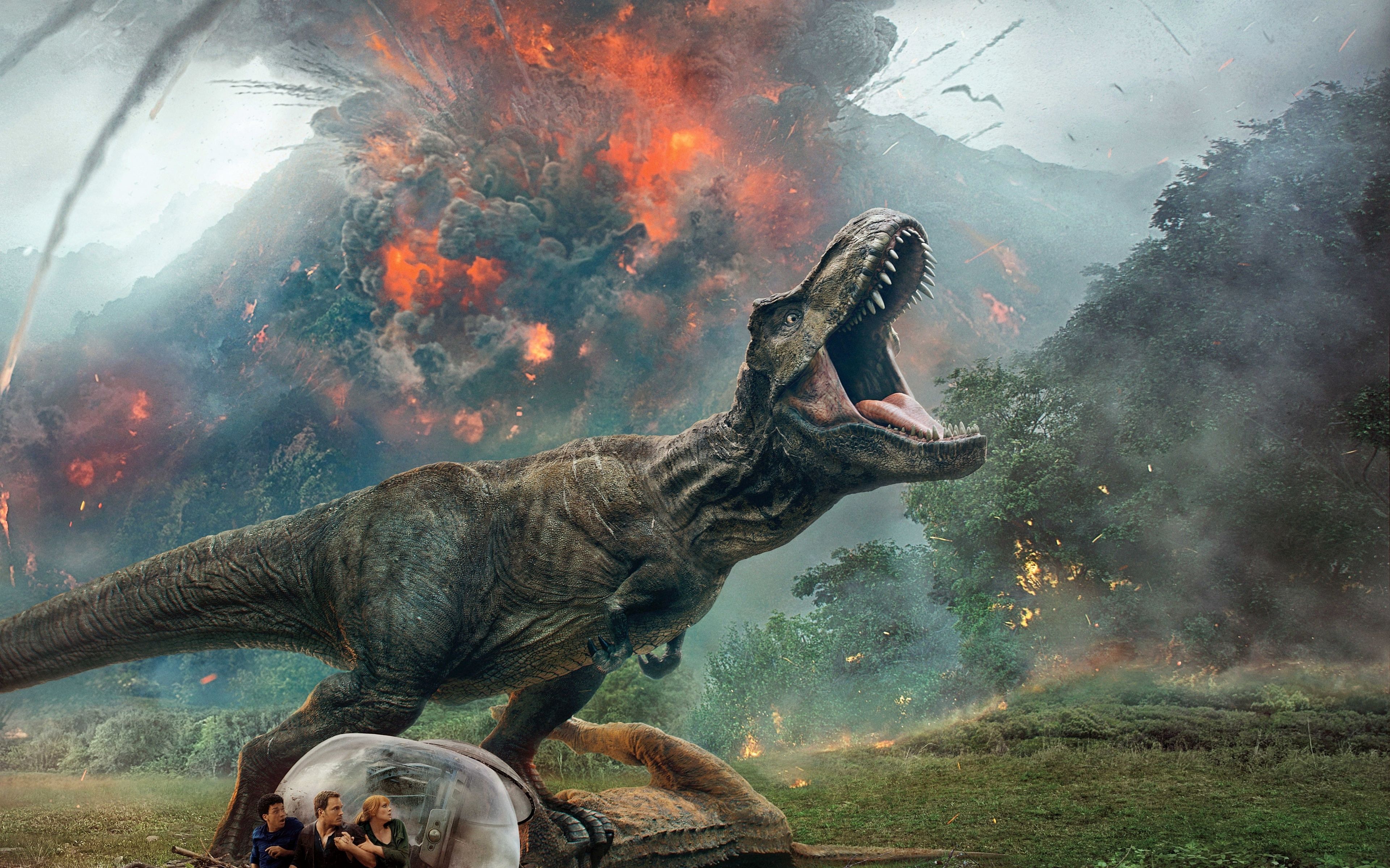 Jurassic World Background Beautiful Download 3840x2400 Wallpaper