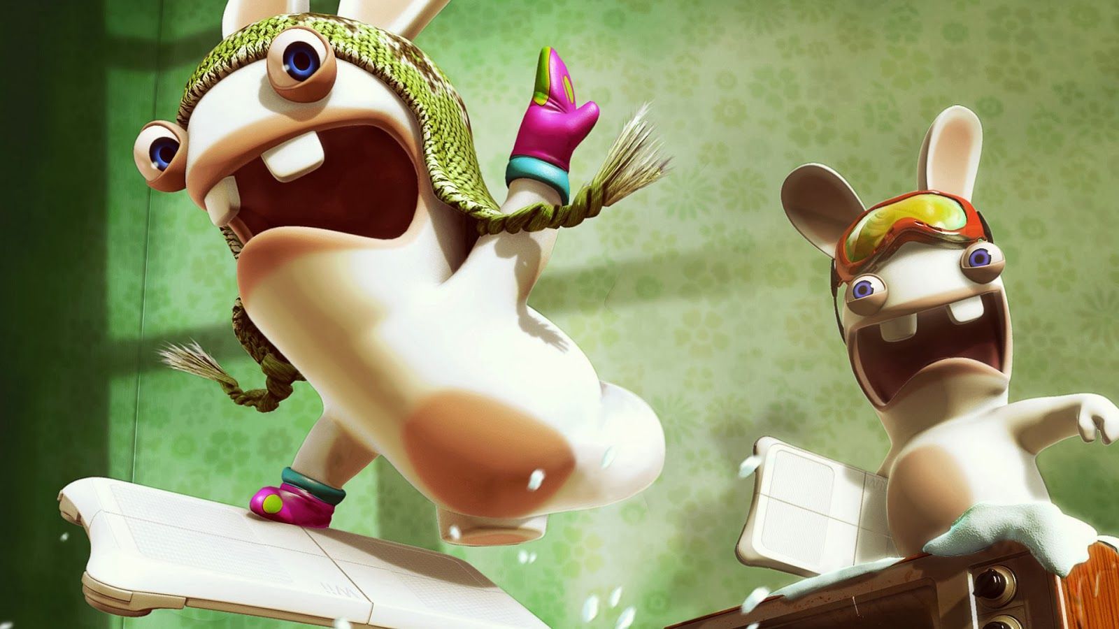 Funny Rayman Rabbids Wallpaper. Funny cartoon image, Weird picture