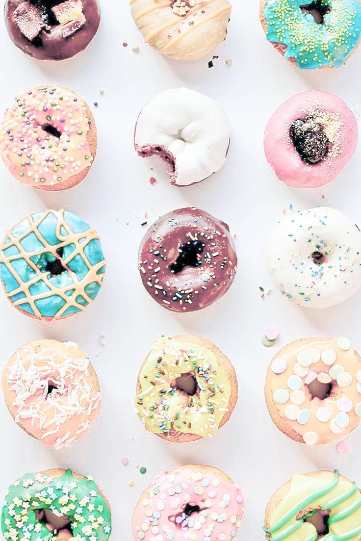Image by Chin Ying Fui on wallpaper. Pastel pink aesthetic, Donut