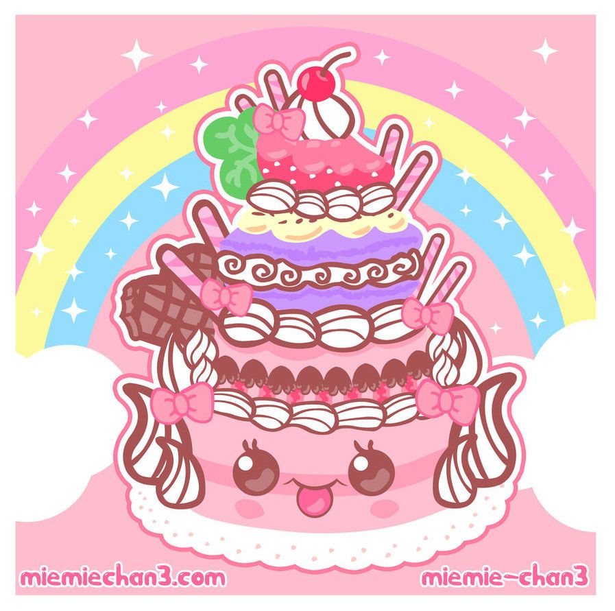 Kawaii Cake By =miemie Chan3