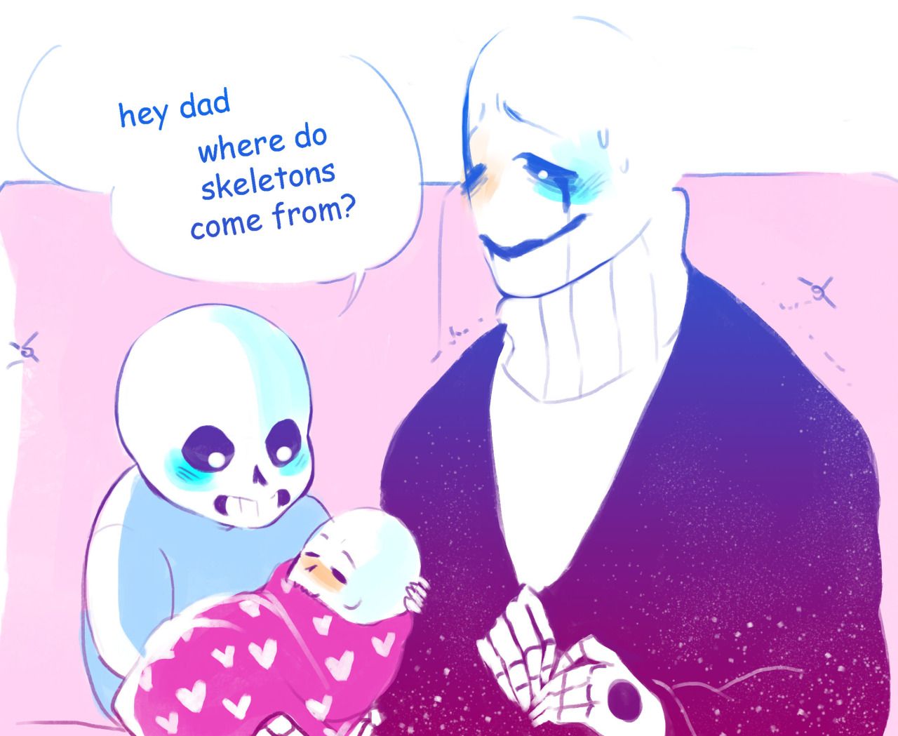 Sans, Papyrus, and Gaster. Undertale gaster