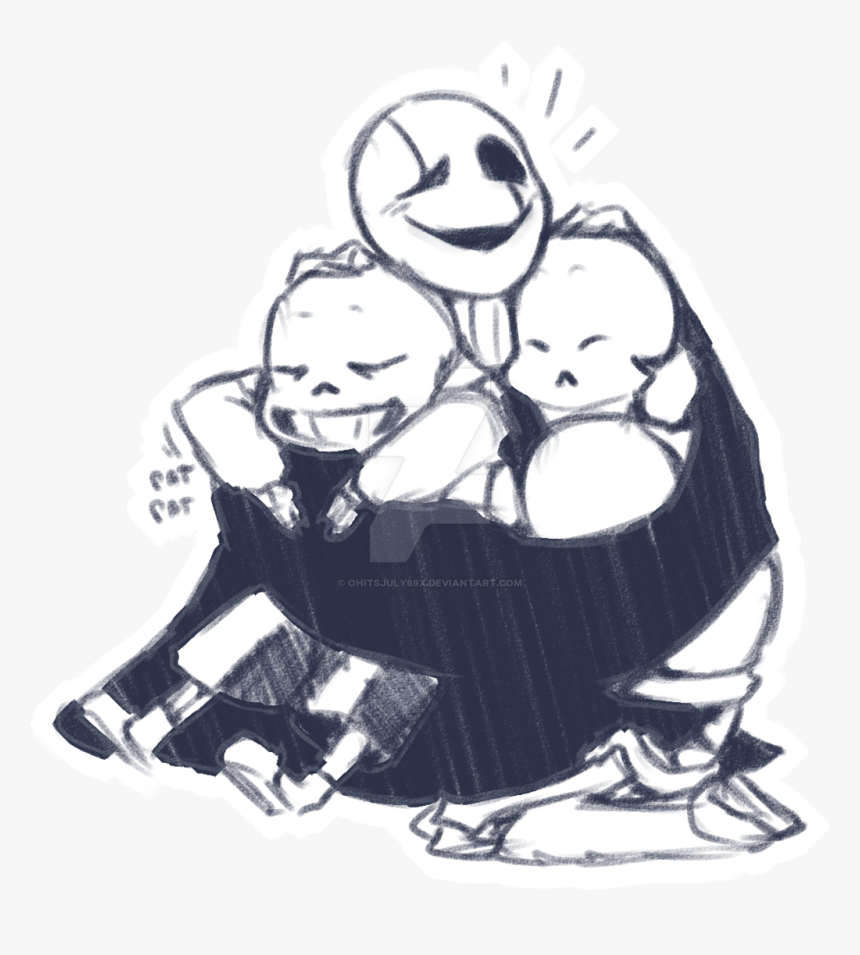 Goopy Dad Loves Hugs Gaster Sans Papyrus, HD Png Download