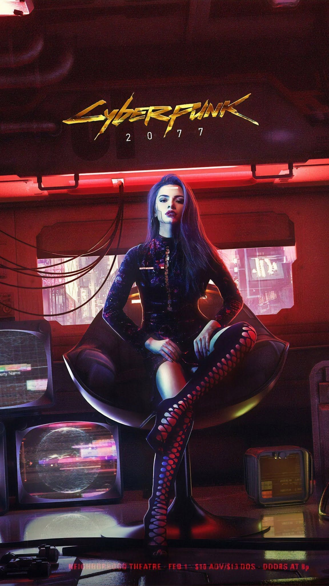 Cyborg Girl Cyberpunk 2077 Mobile wallpaper, Game. Cyborg