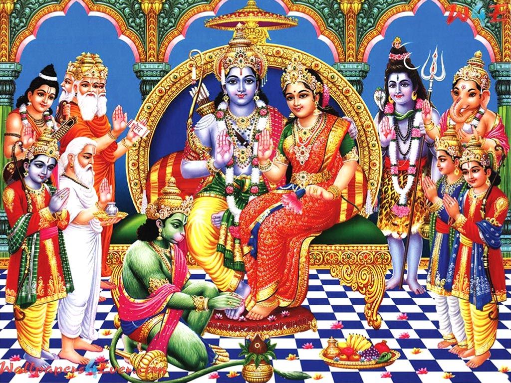 Ram Sita Wallpaper Ram Sita Laxman Hanuman