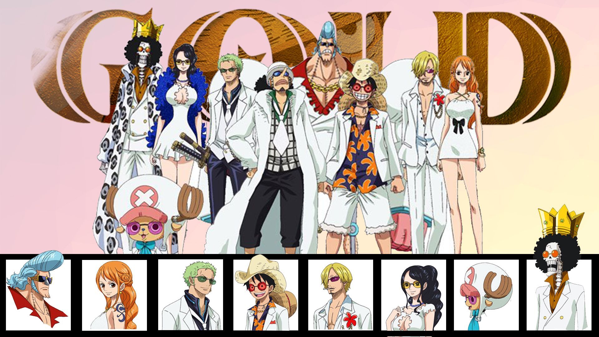 One Piece Gold Anime Wallpaper HD. Anime wallpaper, Anime, Character