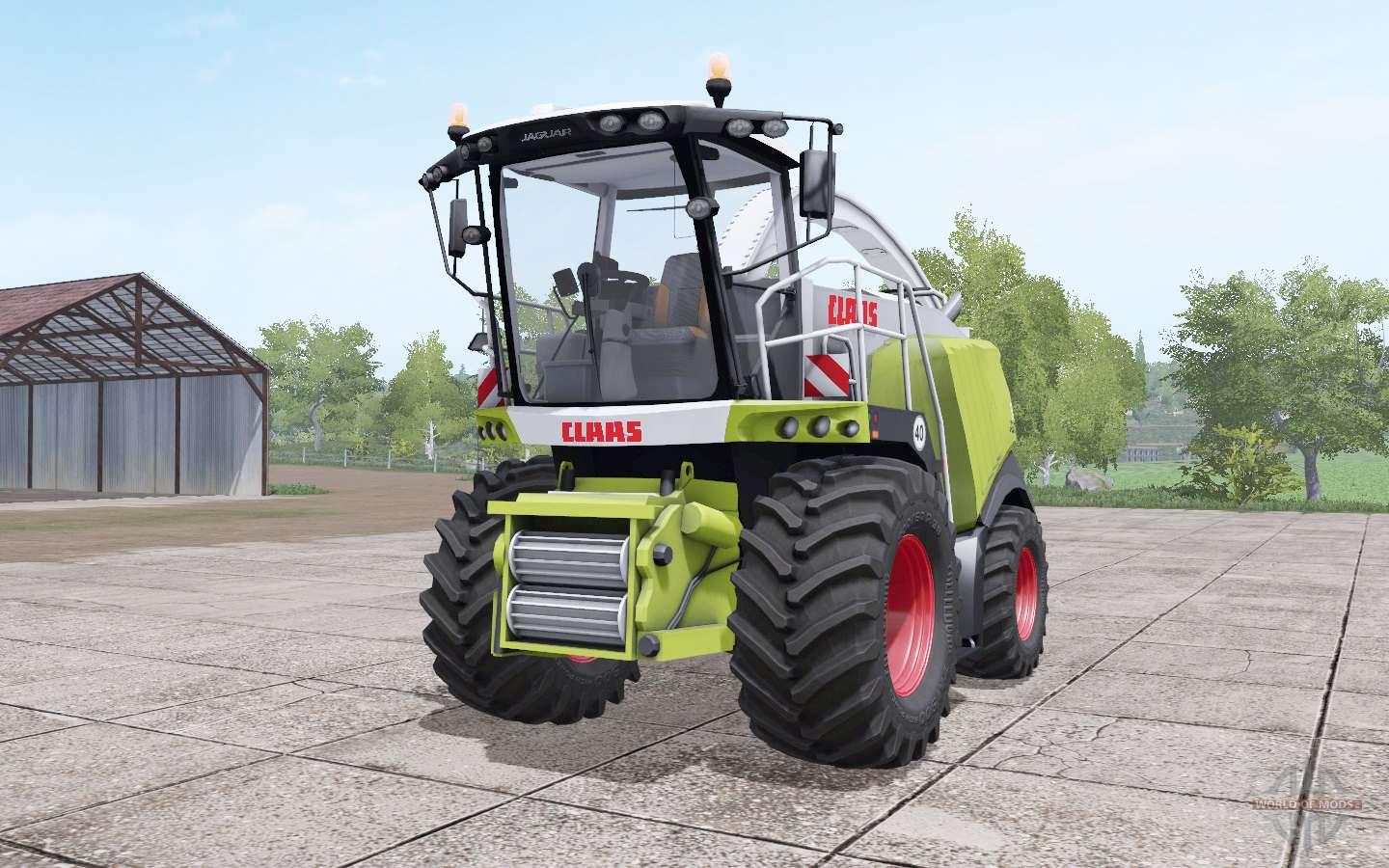 Claas Jaguar 940 wide tyre for Farming Simulator 2017