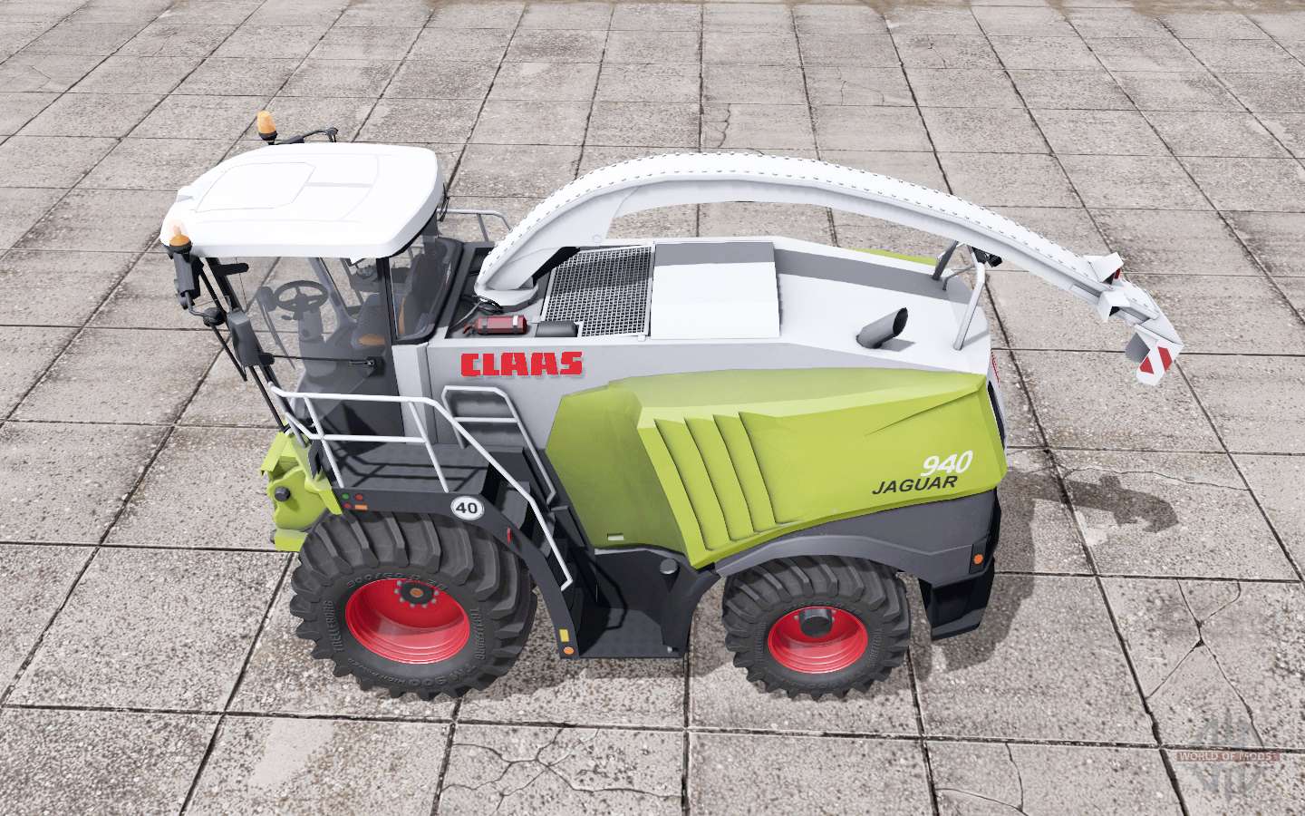 Claas Jaguar 940 wide tyre for Farming Simulator 2017