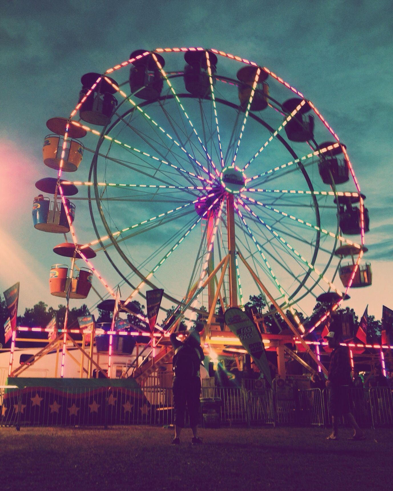 Ferris wheel at the county fair Photography color aesthetic
