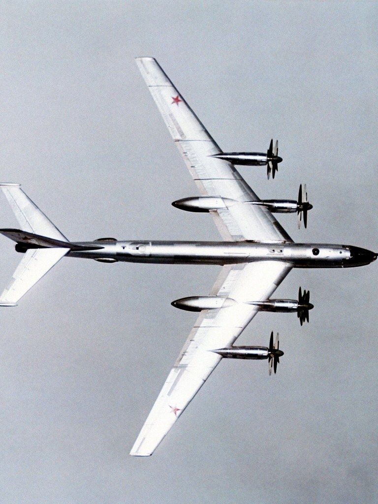Tu 95 Wallpaper. USAF Image Of An Interception By USAF Plan
