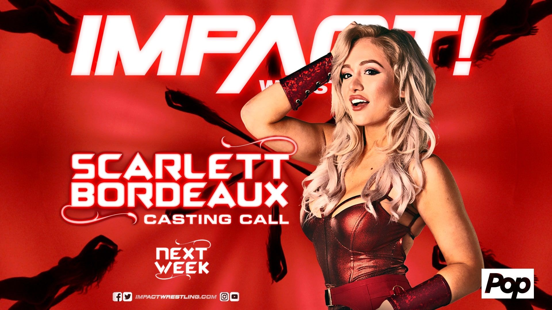 Scarlett Bordeaux Smoke Show Next Thursday. Big Gold Belt. Pro