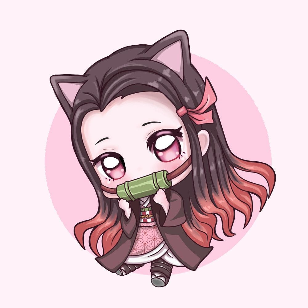 Nezuko Drawing Chibi 7399