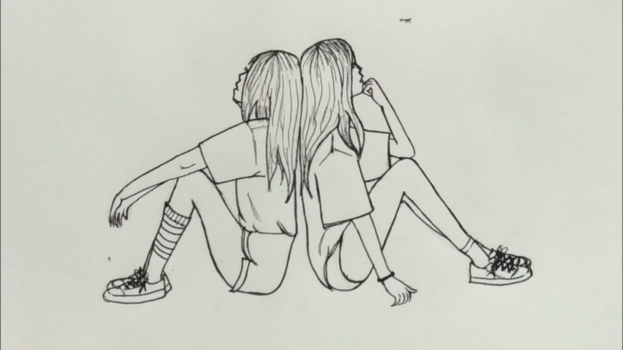 Bff Best Friend Drawings Easy Cute