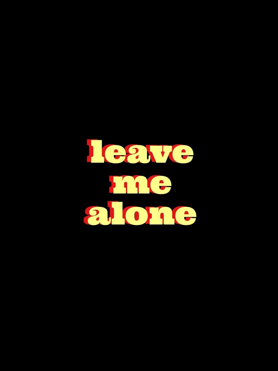 Leave Me Alone Aesthetic