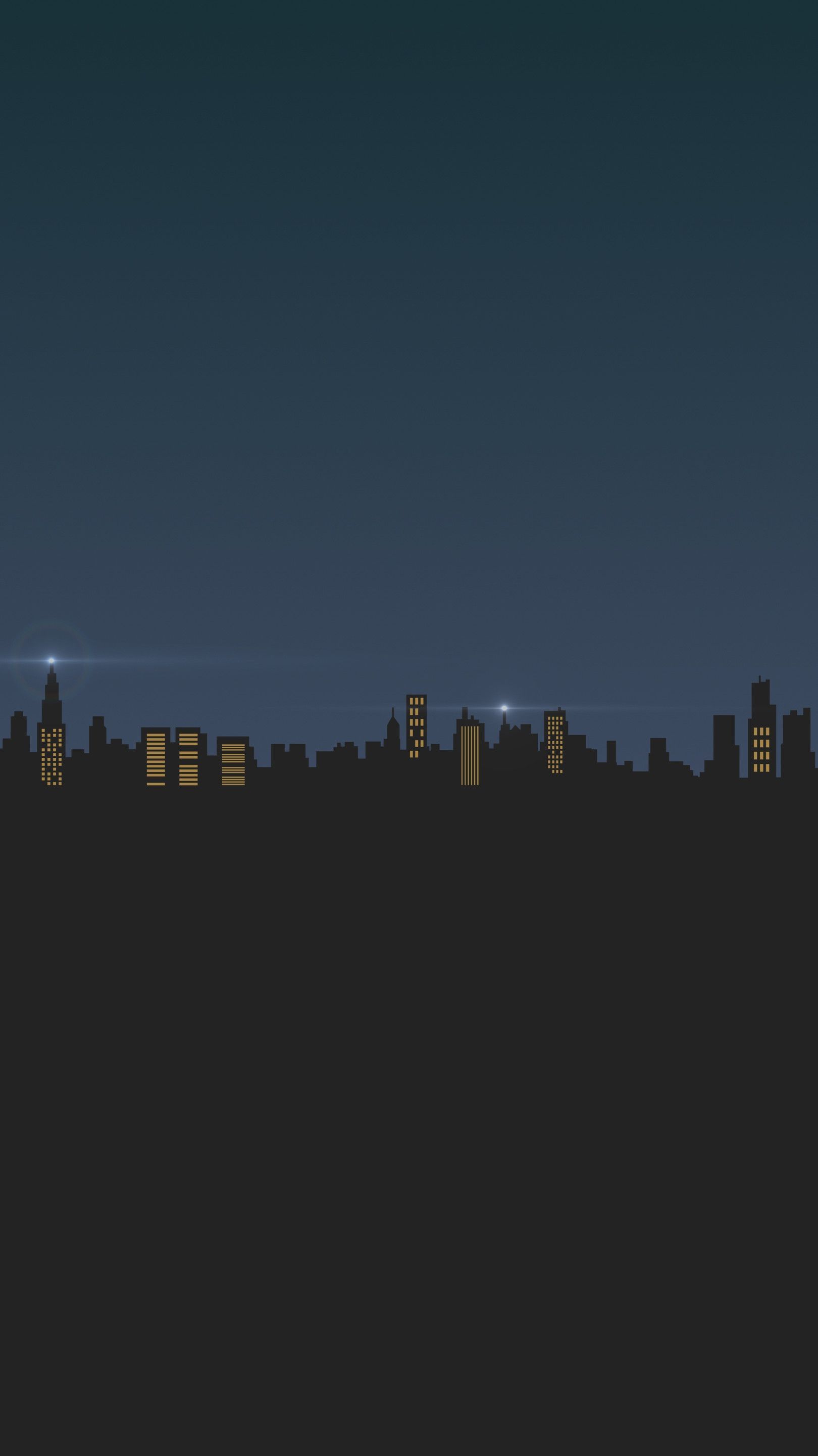 Minimal Dark City iPhone Wallpaper #darkwallpaperiphone