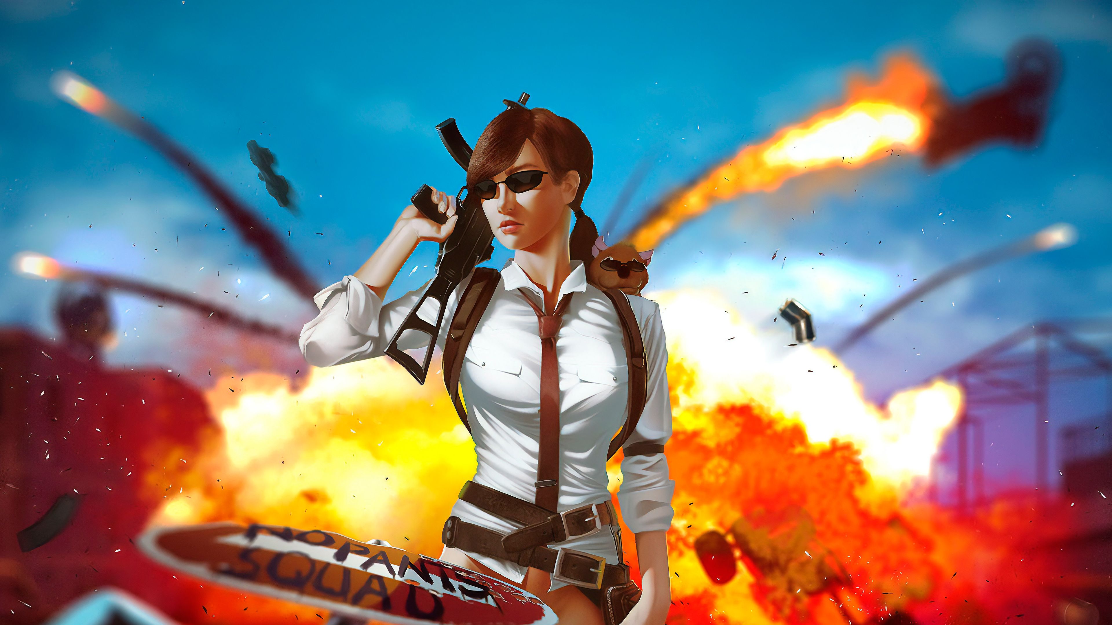 Pubg Gun Girl 4k, HD Games, 4k Wallpaper, Image, Background