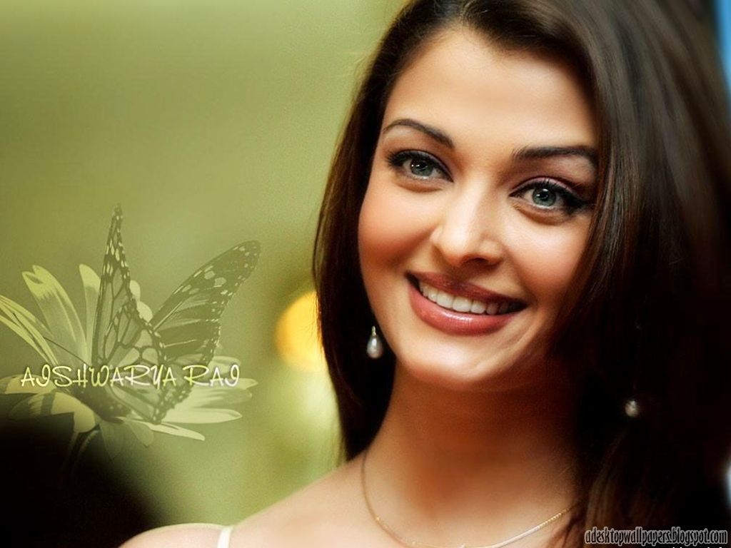 Beautiful Aishwarya Rai Bollywood Actress Desktop Wallpaper