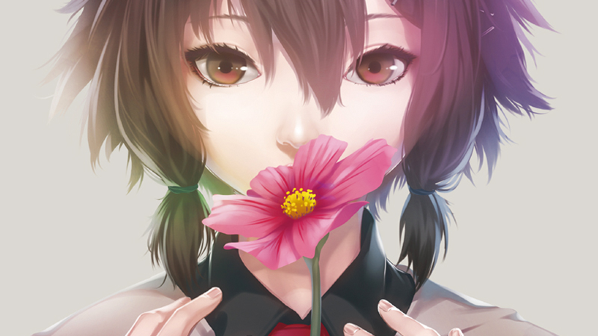 #Final Fantasy XIV, #anime girls, #closeup, #flowers