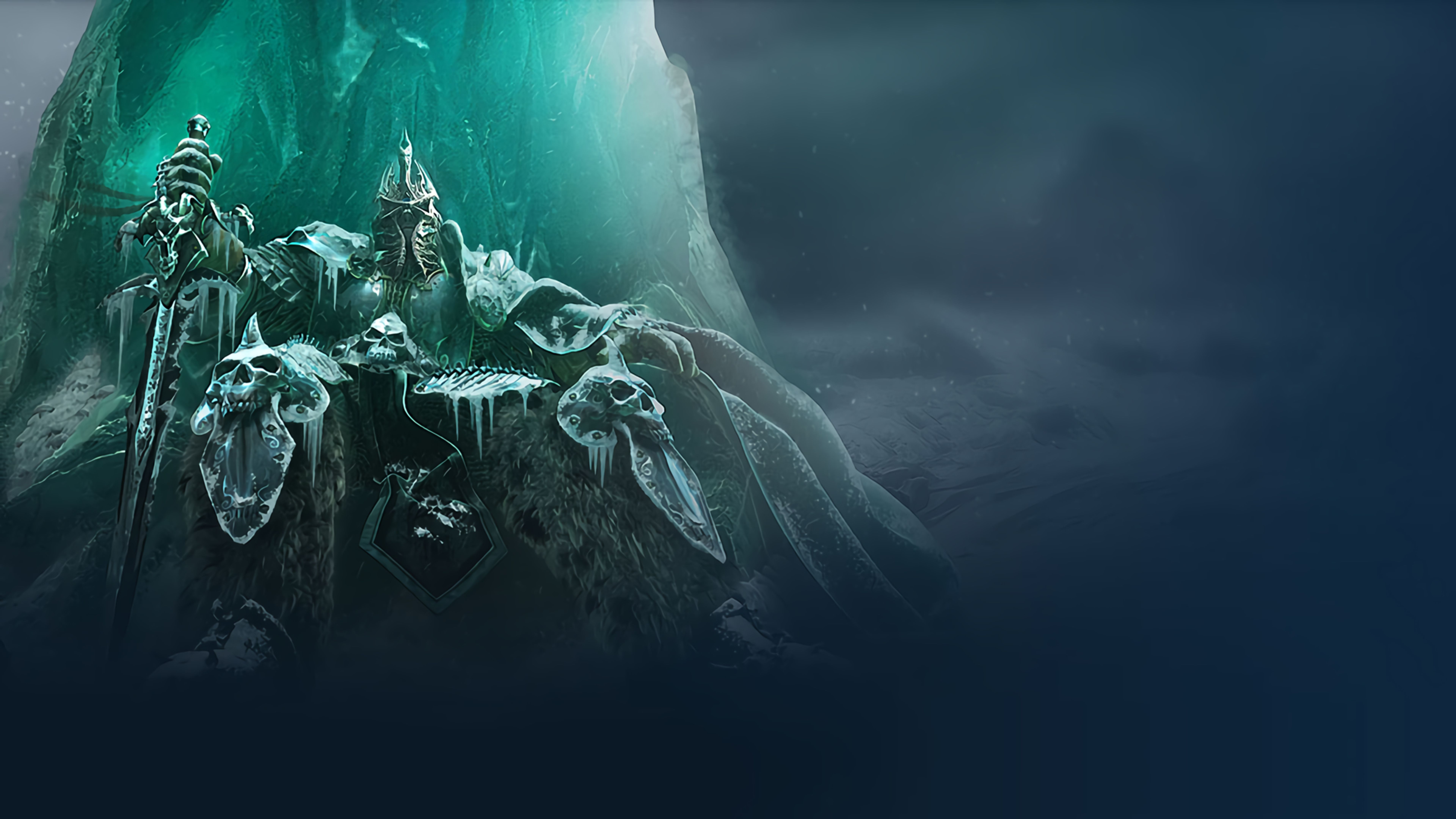 Lich King in Warcraft 8K Wallpaper, HD Games 4K