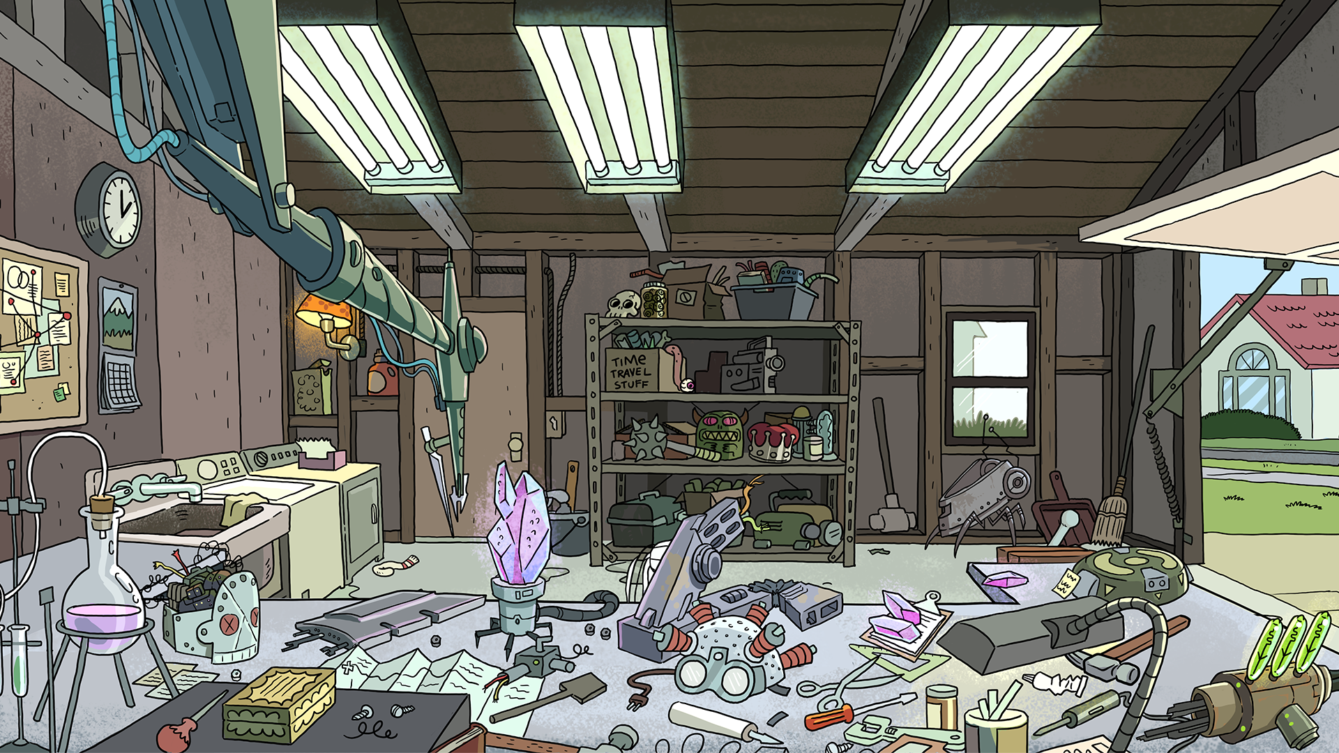 Rick and Morty Virtual Backgrounds Arrive for Zoom Video Conferencing.