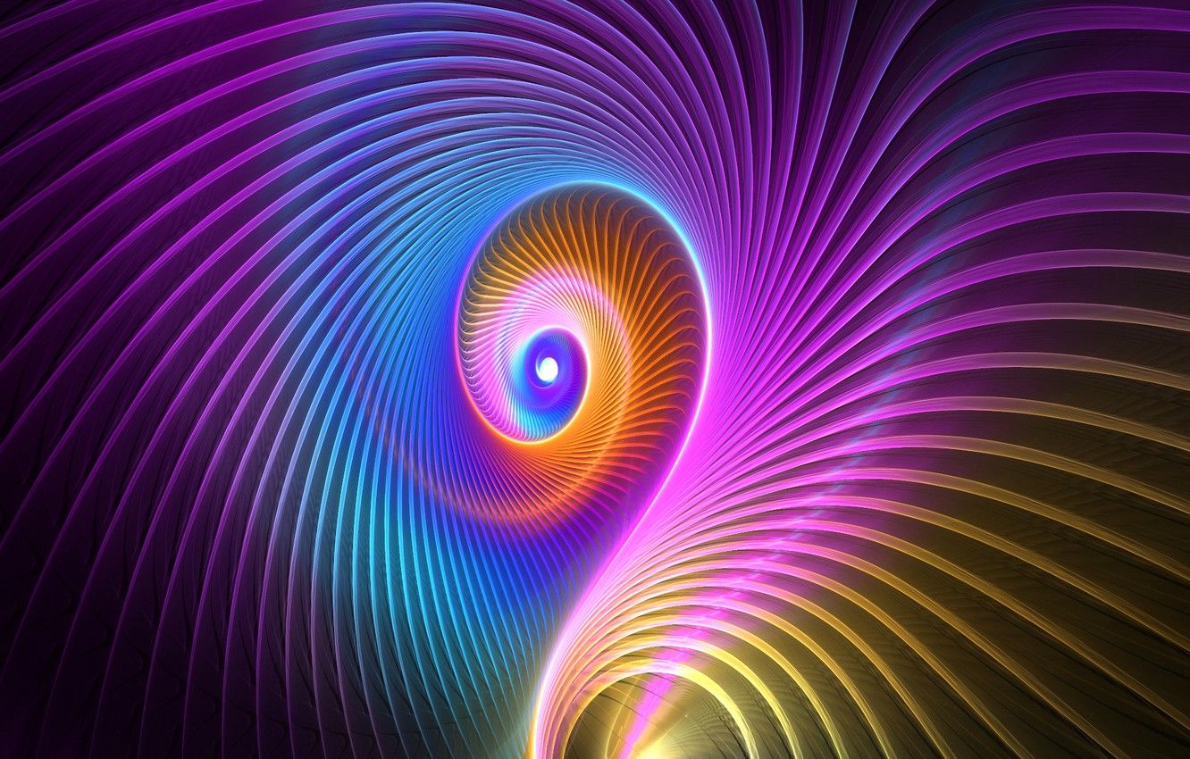 Wallpaper light, pattern, color, spiral image for desktop