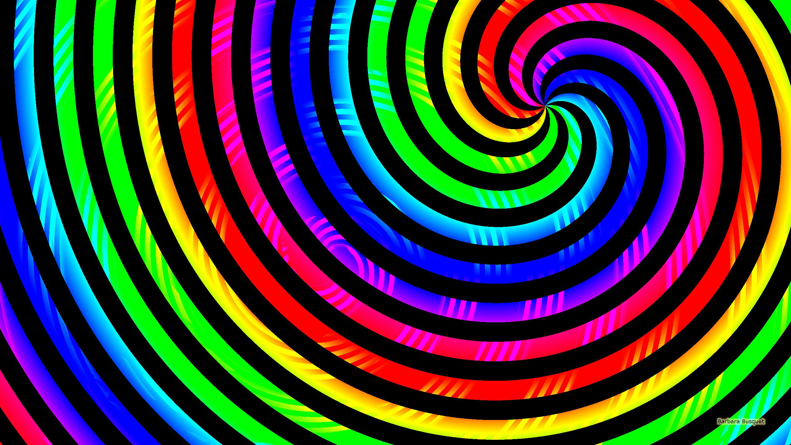 Rainbow spiral Wallpaper