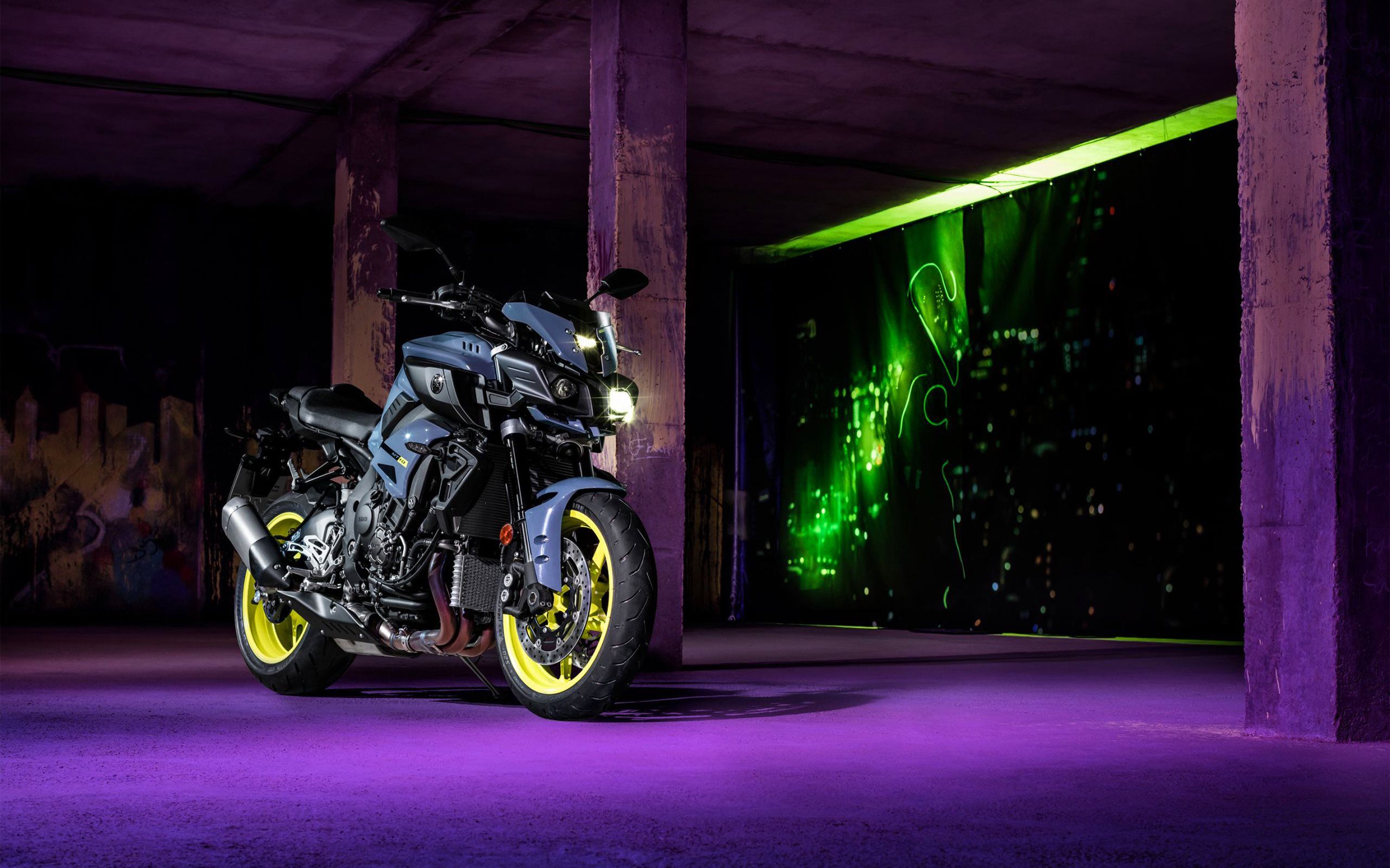 Download wallpaper Yamaha MT- cool motorcycle, new