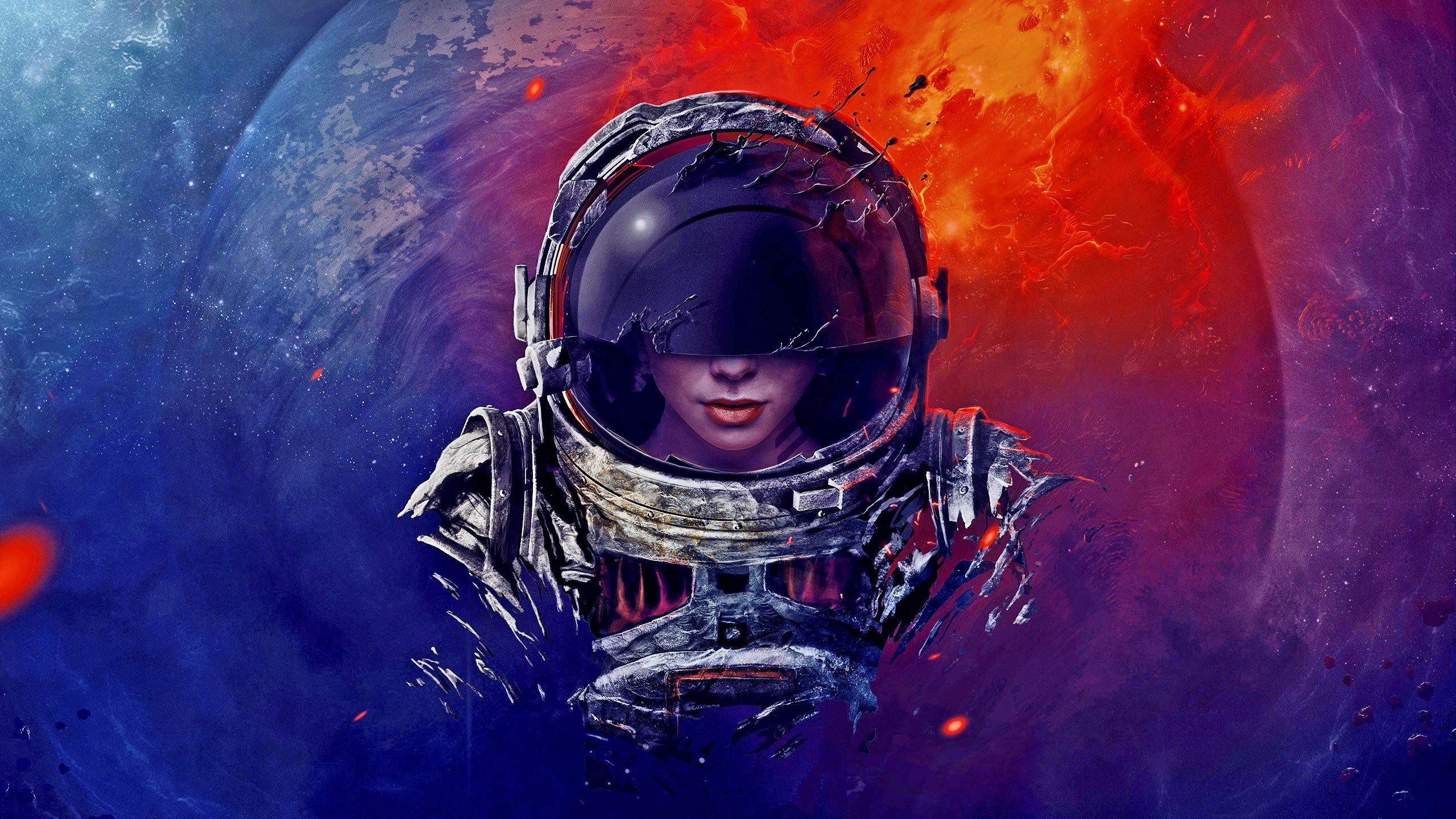 Girl Astronaut Wallpaper Free Girl Astronaut Background