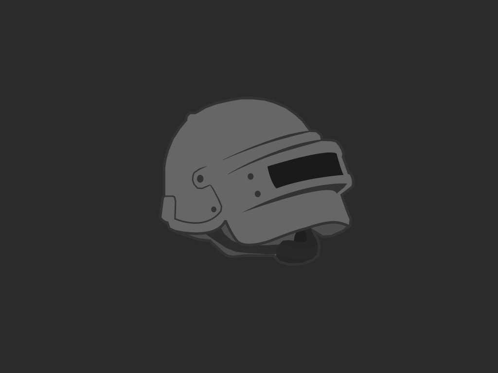 PUBG Helmet Logo 4K HD Wallpaper (1024x768)